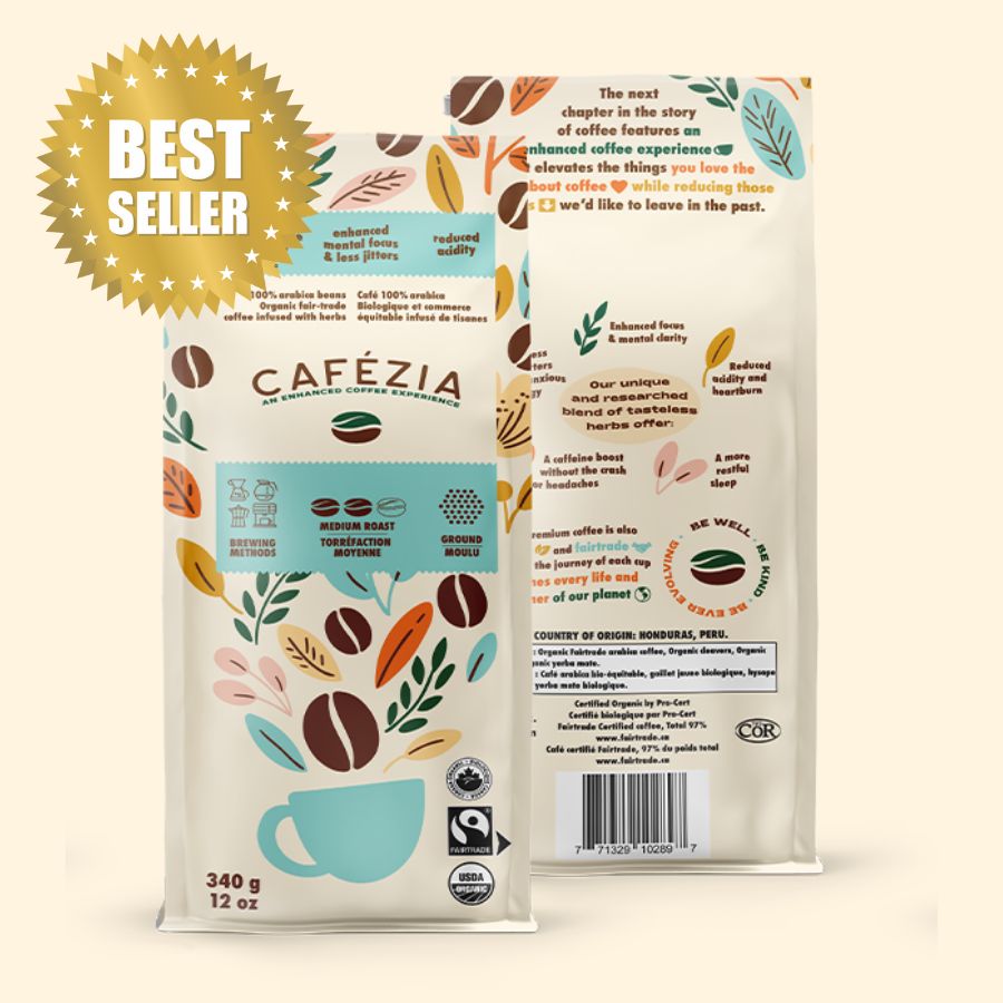 Cafézia Medium Roast Ground Coffee 340g