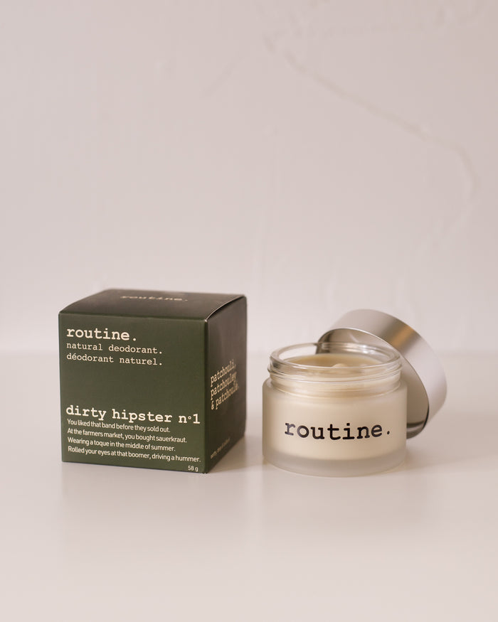ROUTINE Natural Deodorant Dirty Hipster 58g Jar- PURITY LIFE-The Health Store- Default Title