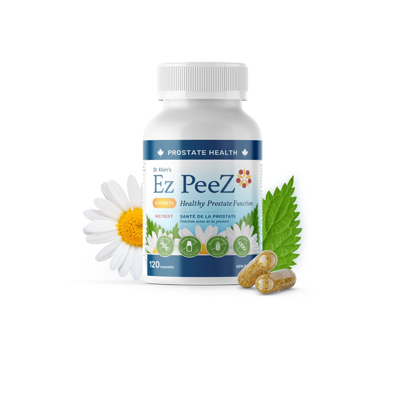 Dr. klein's Ez Peez Prostate Health 120 Caps- NANTON NUTRACEUTICALS LTD-The Health Store- Default Title