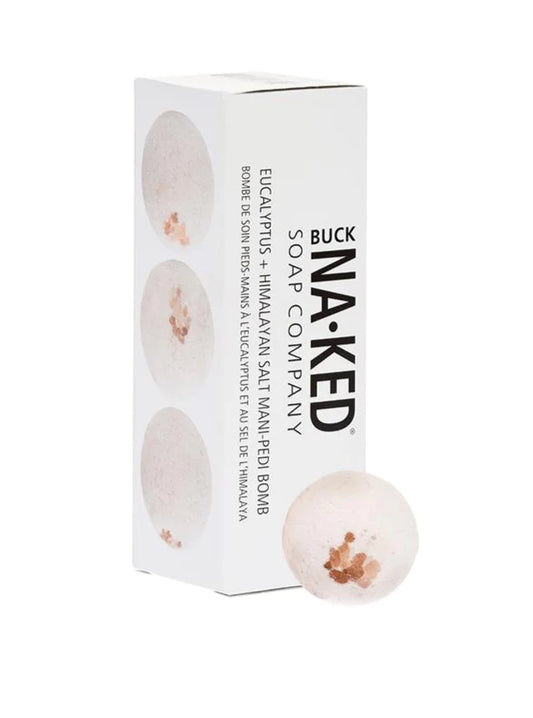 Buck Naked Eucalyptus + Himalayan Salt Mani/Pedi Bombs