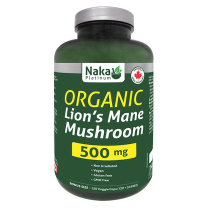 Naka Lion's Mane 500mg 150 Vcaps