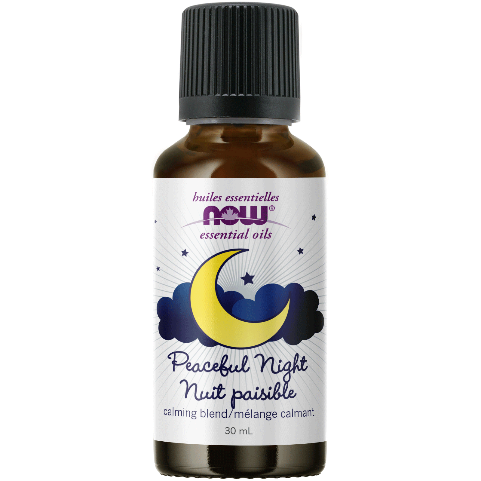 NOW Peaceful Night Essential Oil Blend 30mL- PURE SOURCE-The Health Store- Default Title