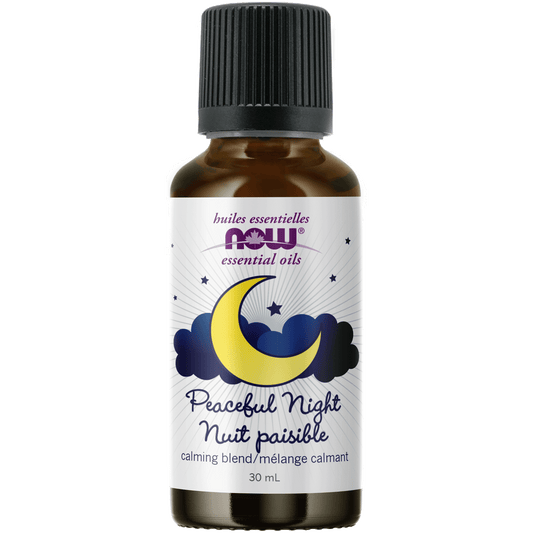 NOW Peaceful Night Essential Oil Blend 30mL- PURE SOURCE-The Health Store- Default Title