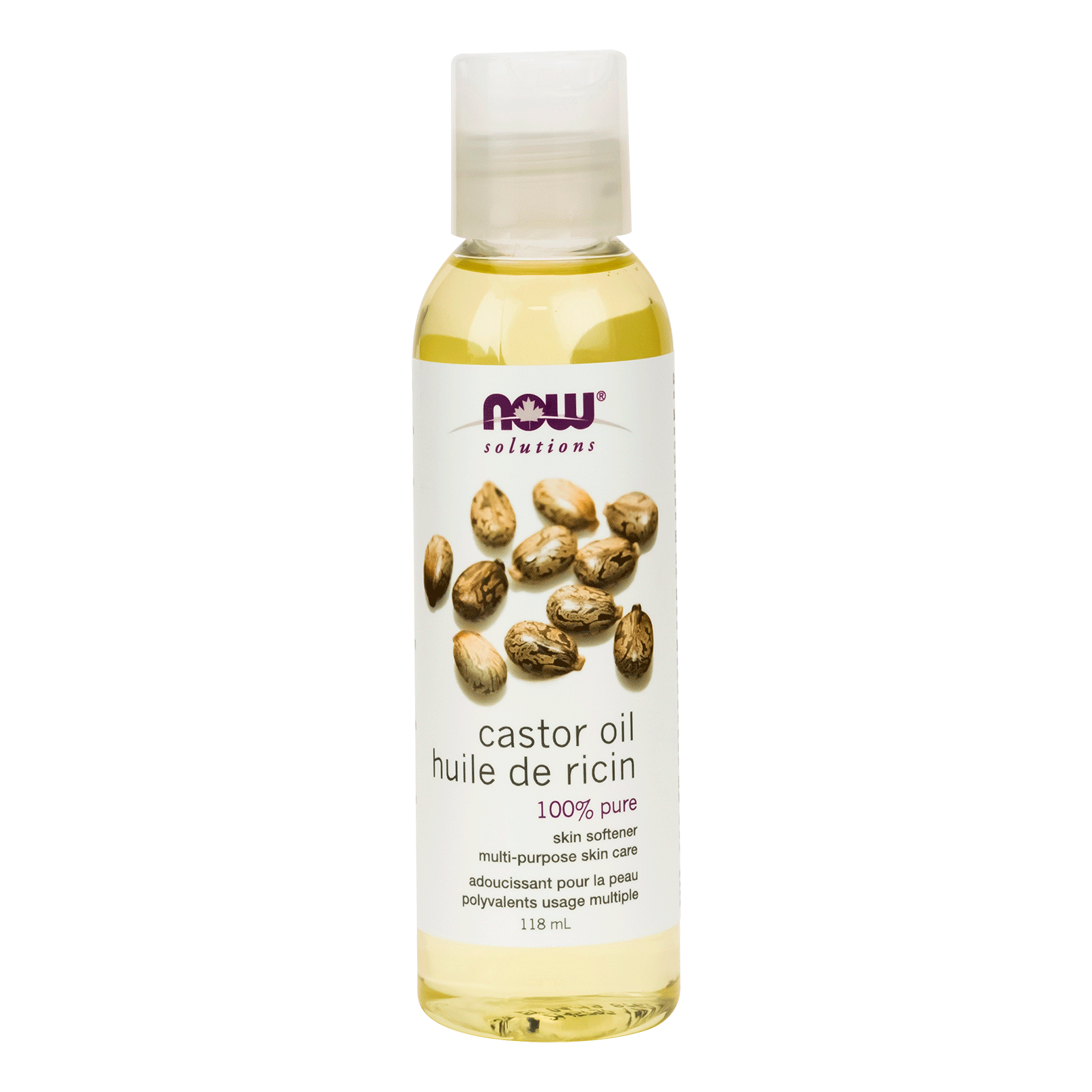 Now Castor Oil 118ml- PURE SOURCE-The Health Store- Default Title