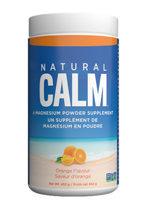 Natural Calm Magnesium Powder - Orange Flavour 452g- PURITY LIFE-The Health Store- Default Title