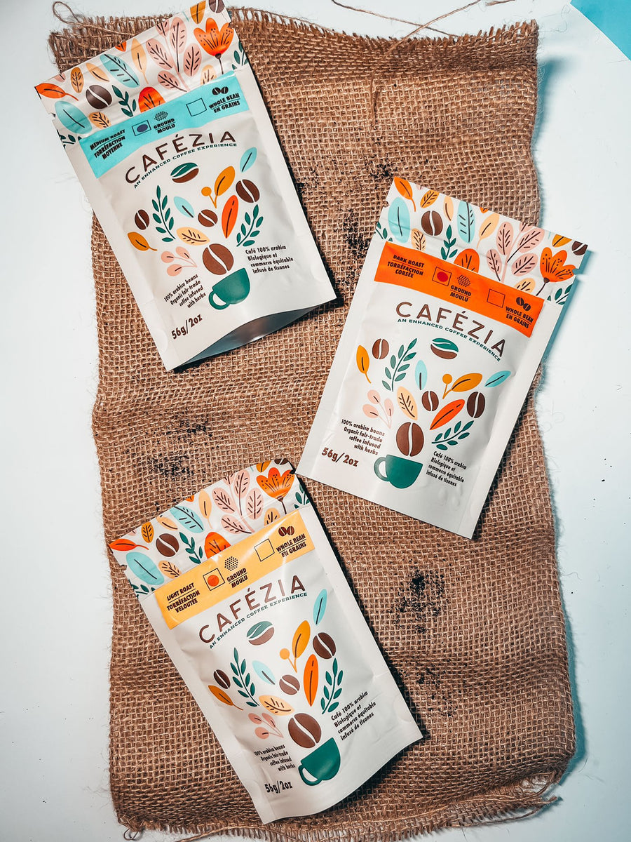 Cafézia Medium Roast Ground Coffee Trial Size 56g