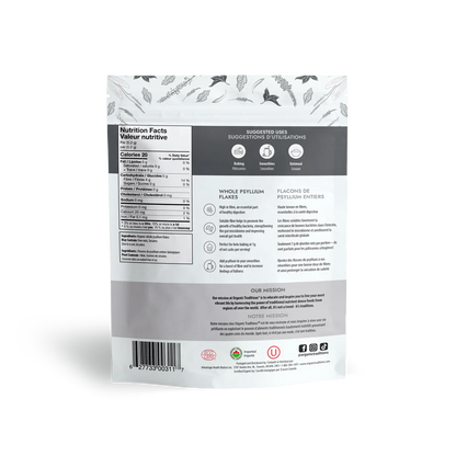 Organic Traditions Whole Psyllium Flakes 340g- PURITY LIFE-The Health Store- Default Title