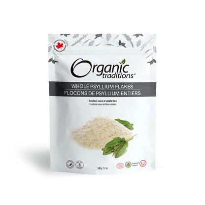 Organic Traditions Whole Psyllium Flakes 340g- PURITY LIFE-The Health Store- Default Title