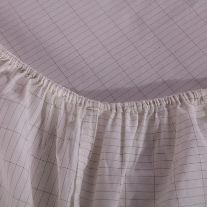 MAXSHARER Organic Cotton & Silver Fibre Grounding Fitted Bed Sheet Kit