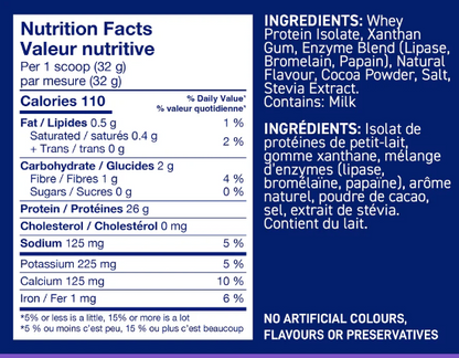 Leanfit Whey Isolate Chocolate 916g- PURITY LIFE-The Health Store- Default Title