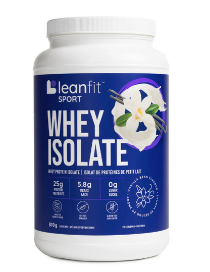 Leanfit Whey Isolate Vanilla 916g- PURITY LIFE-The Health Store- Default Title