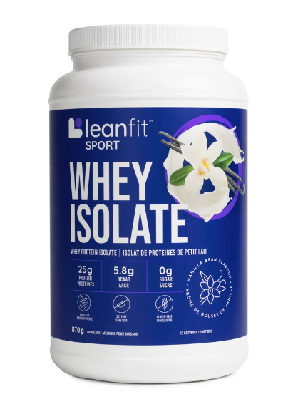 Leanfit Whey Isolate Vanilla 916g- PURITY LIFE-The Health Store- Default Title