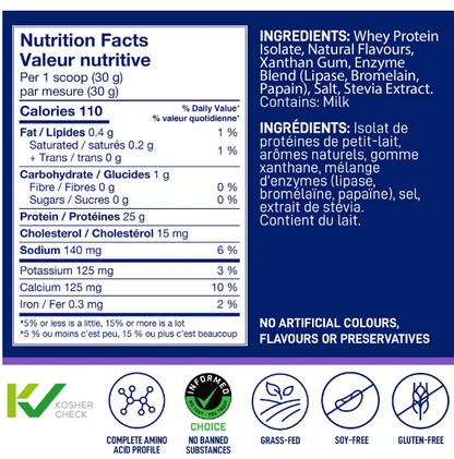 Leanfit Whey Isolate Vanilla 916g- PURITY LIFE-The Health Store- Default Title