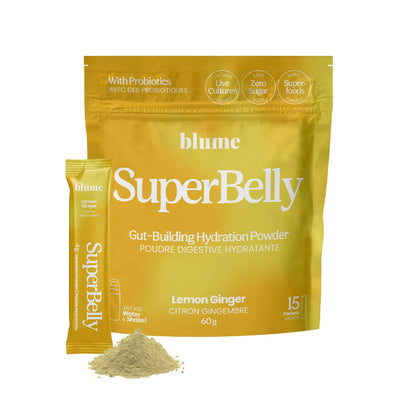 Blume SuperBelly Lemon Ginger 15packets- PURITY LIFE-The Health Store- Default Title