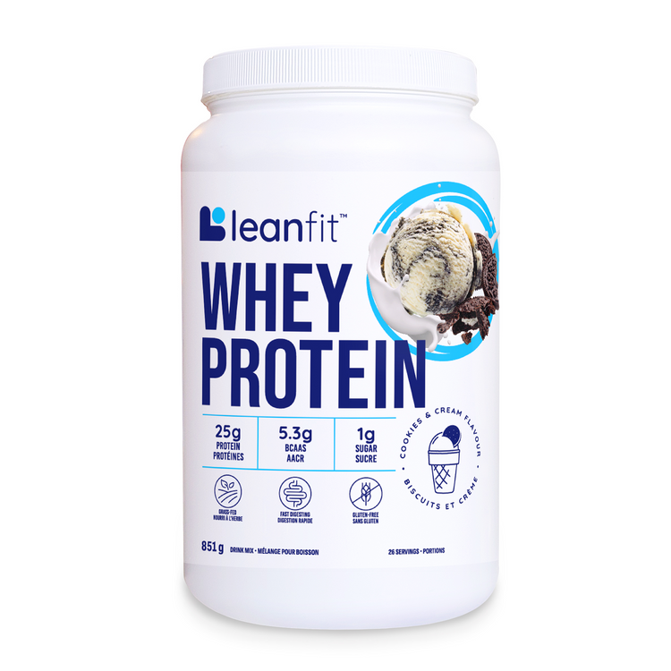 Leanfit Whey Protein Cookies & Cream 851g- PURITY LIFE-The Health Store- Default Title