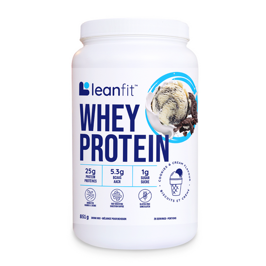 Leanfit Whey Protein Cookies & Cream 851g- PURITY LIFE-The Health Store- Default Title