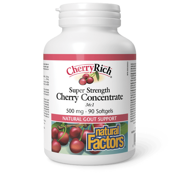 Natural Factors CherryRich Cherry Concentrate 180 soft Gels