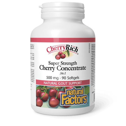 Natural Factors CherryRich Cherry Concentrate 180 soft Gels