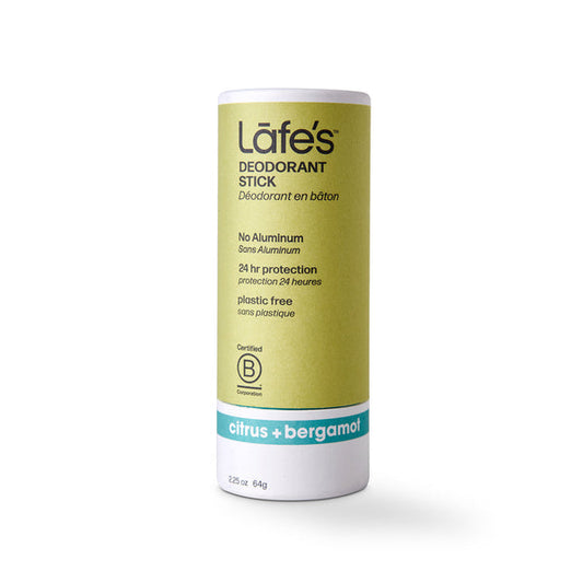 Lafe's Deodorant citrus + bergamot 64g- PURITY LIFE-The Health Store- Default Title