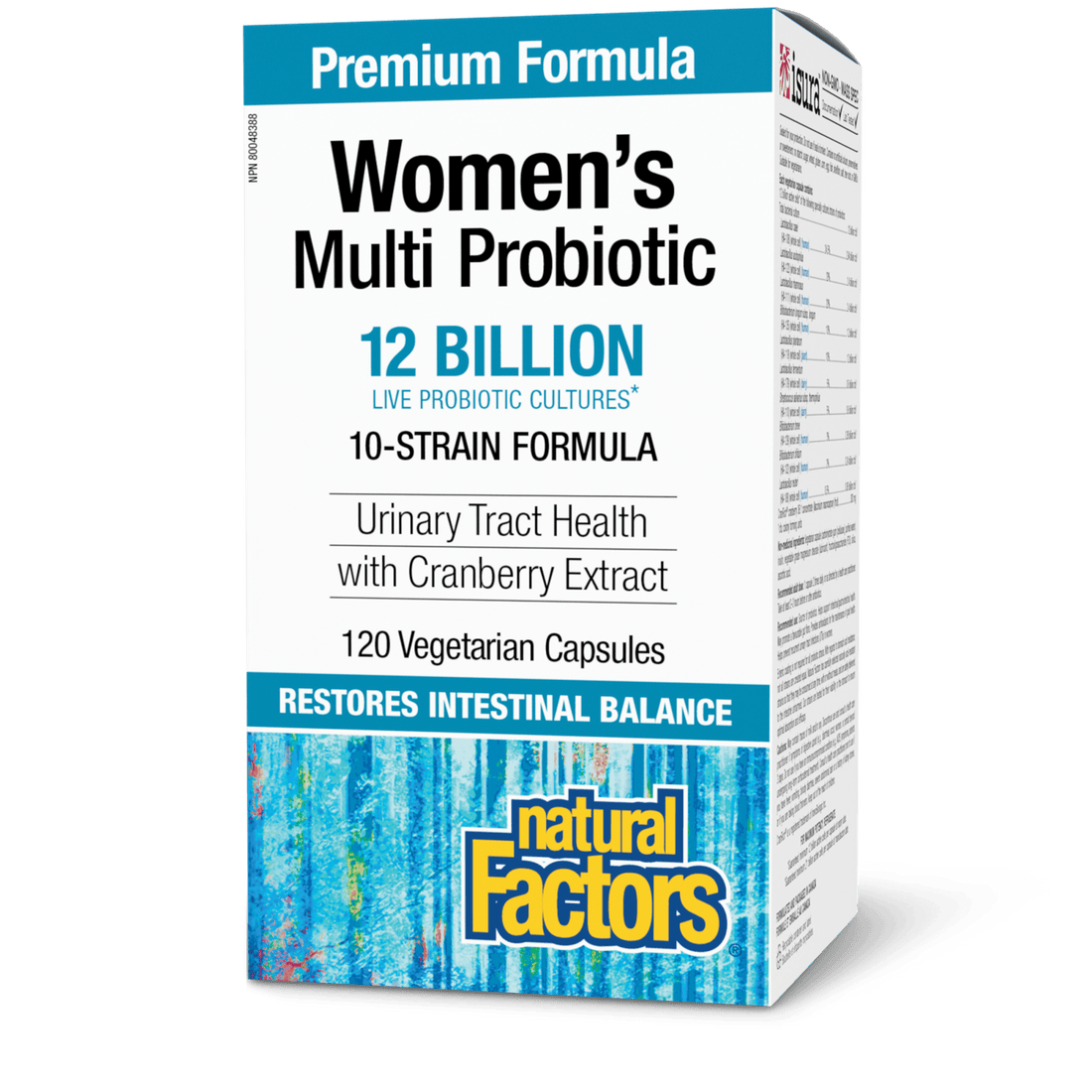 Natural Factors Women's Multi Probiotic 12 Billion 120 V Caps