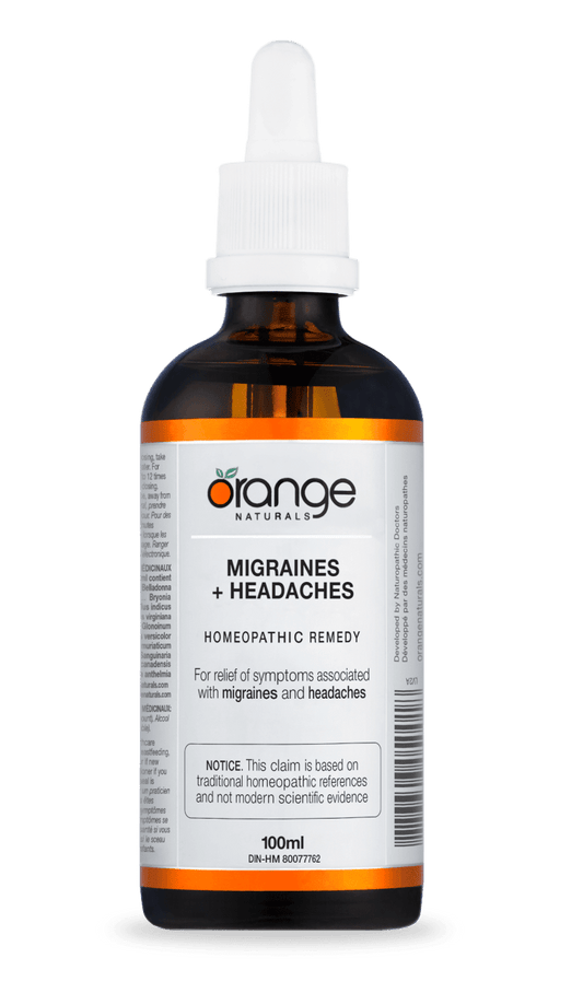 Orange Naturals Migraines & Headaches- CANPREV-The Health Store- Default Title