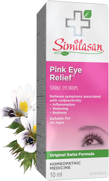 Similasan Pink Eye Relief 20 Sterile Single Use Droppers