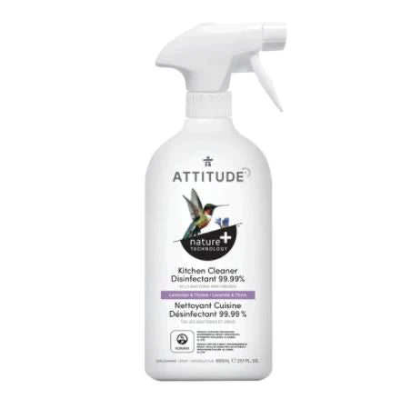Attitude Kitchen Cleaner & Disinfectant Lavender & Thyme 800mL