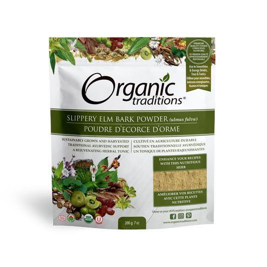Organic Traditions Slippery Elm Powder 200g- PURITY LIFE-The Health Store- Default Title