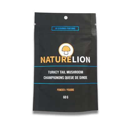 NatureLion - Turkey Tail Mushroom Powder 60g- NatureLion-The Health Store- Default Title