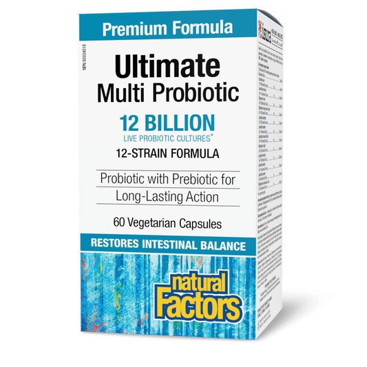 Natural Factors Ultimate Probiotic 12 Billion 60 V Caps