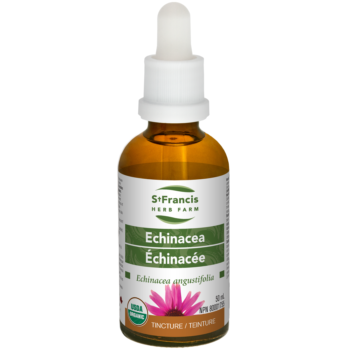 St. Francis Echinacea Angustifolia 50mL- ST FRANCIS HERB FARM-The Health Store- Default Title