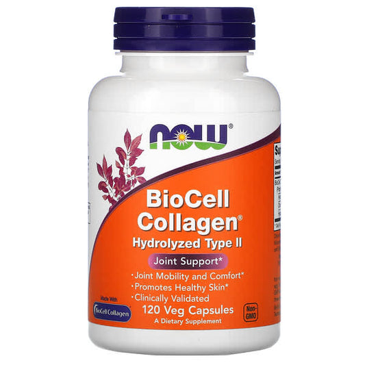 NOW Biocell Collagen Joint Support 120 V Caps- PURE SOURCE-The Health Store- Default Title