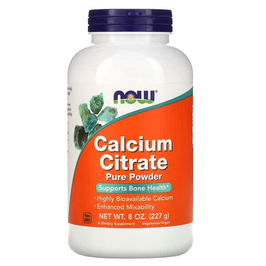 NOW Calcium Citrate Powder 227g- PURE SOURCE-The Health Store- Default Title