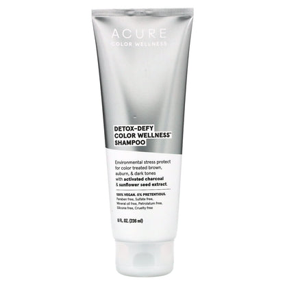 ACURE DETOX-DEFY COLOUR WELLNESS SHAMPOO 8 FL OZ- PURITY LIFE-The Health Store- Default Title