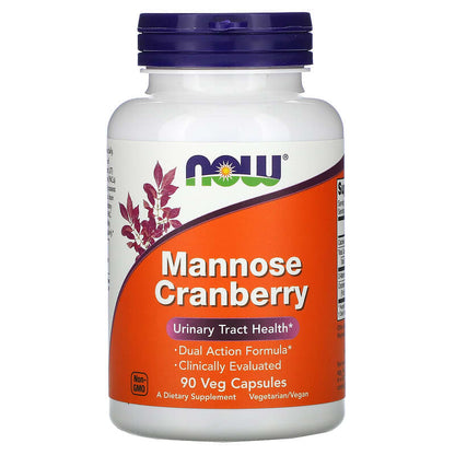 NOW Mannose Cranberry 90 V Caps- PURE SOURCE-The Health Store- Default Title