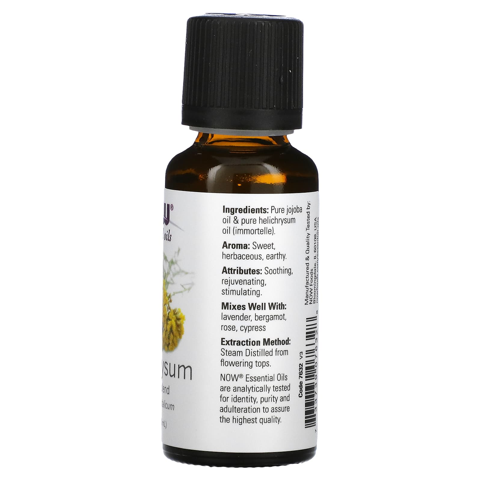 NOW Helichrysum Essential Oil 30mL- PURE SOURCE-The Health Store- Default Title