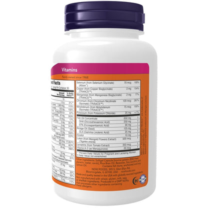 NOW Prenatal Multi Vitamin with DHA 90 Soft Gels- PURE SOURCE-The Health Store- Default Title