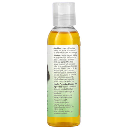NOW Jojoba Oil 118mL- PURE SOURCE-The Health Store- Default Title