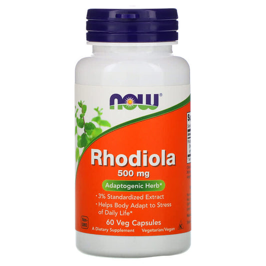 NOW Rhodiola 60 V Caps- PURE SOURCE-The Health Store- Default Title