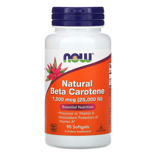 NOW Beta Carotene 90 Soft Gels- PURE SOURCE-The Health Store- Default Title