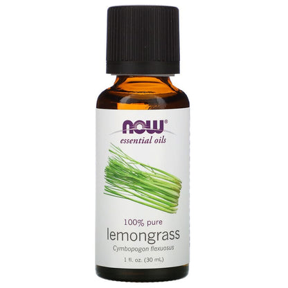 NOW Lemongrass Essential Oil 30mL- PURE SOURCE-The Health Store- Default Title