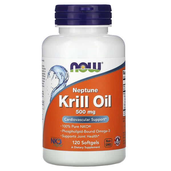 NOW Neptune Krill Oil 500mg 120 Soft Gels- PURE SOURCE-The Health Store- Default Title