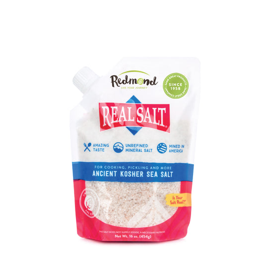 REDM Real Salt Kosher Salt Stand-Up Pouch 454g- PURITY LIFE-The Health Store- Default Title