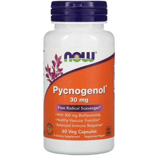 NOW Pycnogenol 30mg 60 V Caps- PURE SOURCE-The Health Store- Default Title