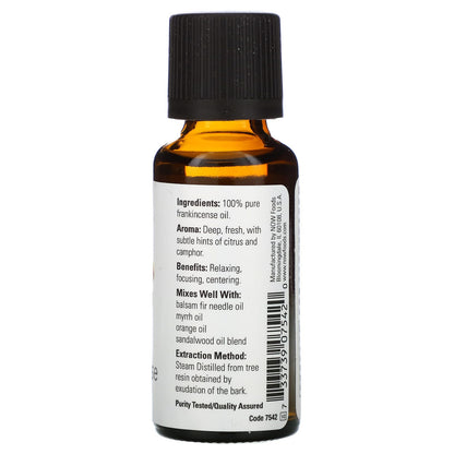 NOW Frankincense Essential Oil 30mL 100% pure- PURE SOURCE-The Health Store- Default Title