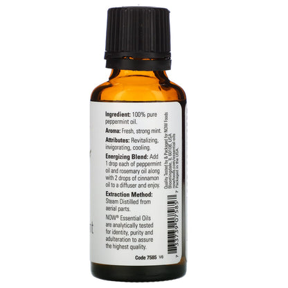 NOW Peppermint Essential Oil 30mL- PURE SOURCE-The Health Store- Default Title