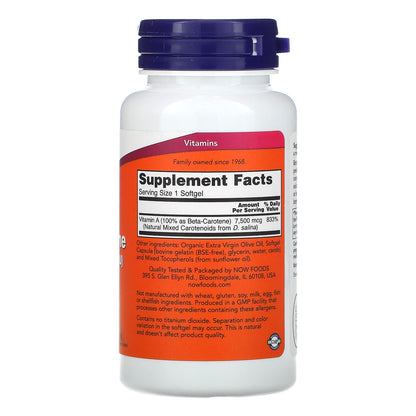NOW Beta Carotene 90 Soft Gels- PURE SOURCE-The Health Store- Default Title