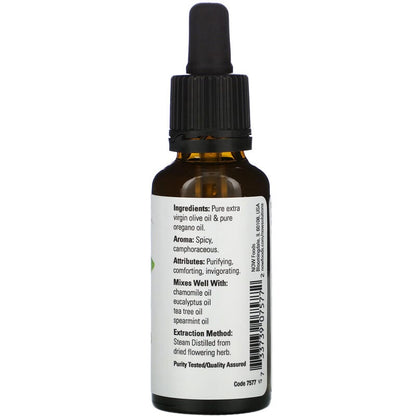 NOW Essential Oil of Oregano 30mL- PURE SOURCE-The Health Store- Default Title