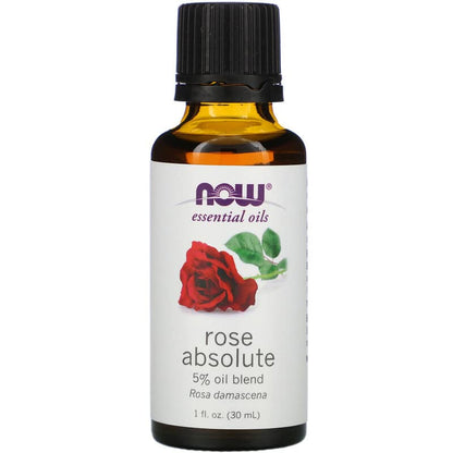 NOW Rose Absolute Essential Oil 30mL- PURE SOURCE-The Health Store- Default Title