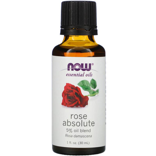 NOW Rose Absolute Essential Oil 30mL- PURE SOURCE-The Health Store- Default Title